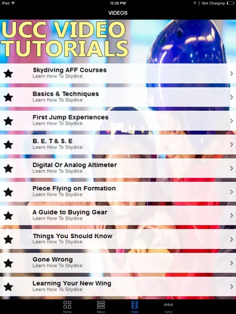 Easy SkyDive - Best Skydiving Lessons Videos For Beginners iPad  스크린샷