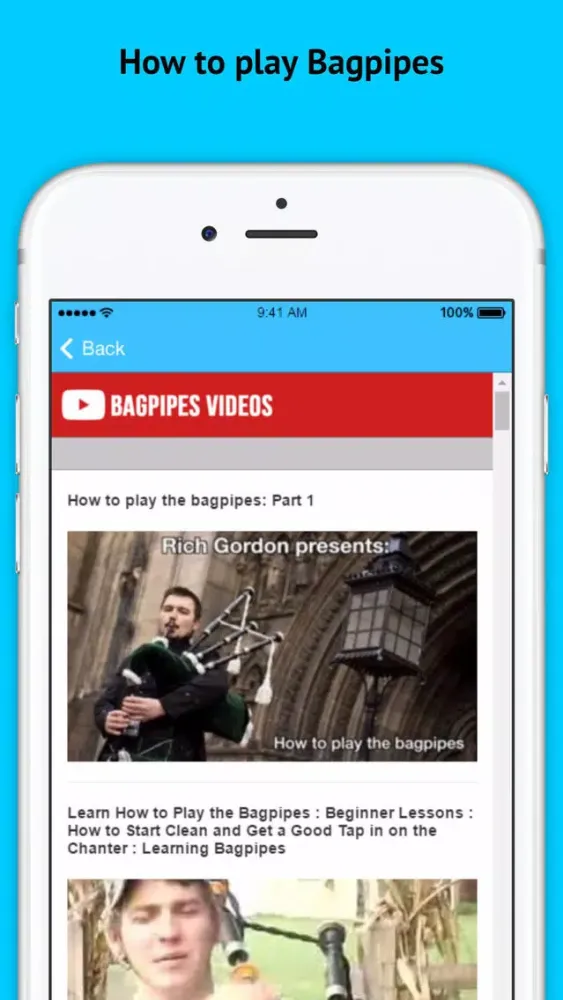 How to Play Bagpipes PRO Screenshots