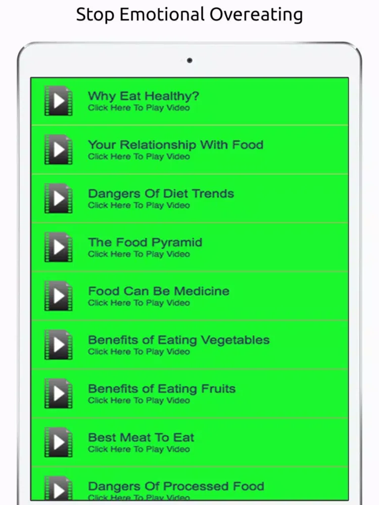ภาพหน้าจอของ How To Stop Binge Eating iPad 