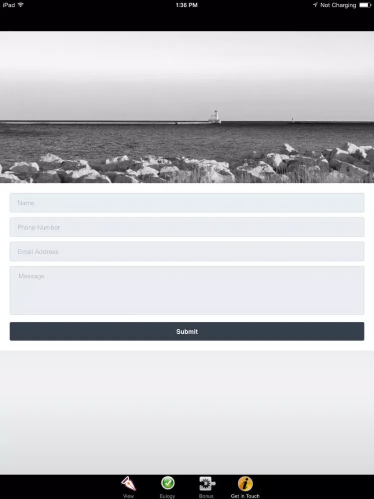 Capturas de tela do How To Write A Eulogy iPad 