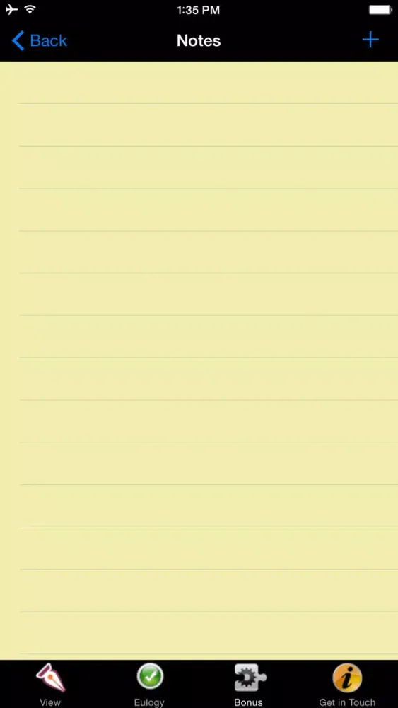 Capturas de tela do How To Write A Eulogy