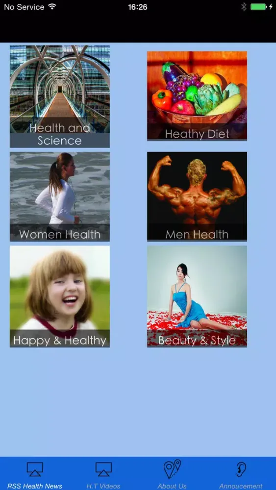 Zrzuty ekranu Health Reader-- RSS The latest Health News , Health & fitness information