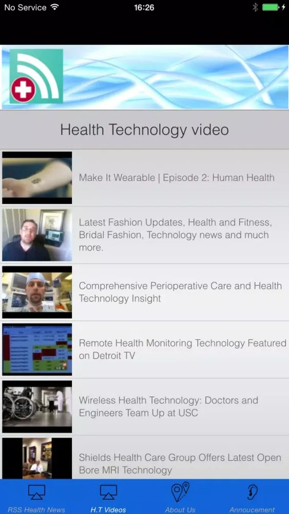 Zrzuty ekranu Health Reader-- RSS The latest Health News , Health & fitness information