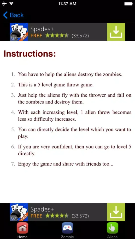 Aliens Destroy Zombie #1 Free Zombie Alien Game Ekran Görüntüleri