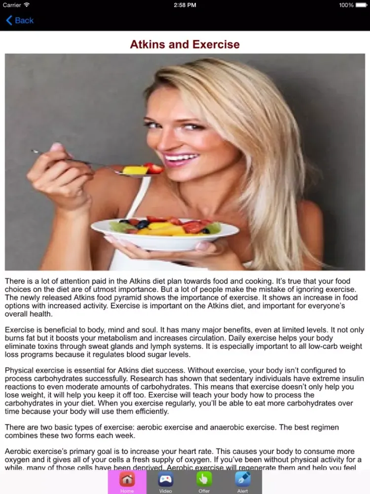 Скриншоты Low Carb Atkins Diet #1 Weight Loss Atkins Diet iPad 