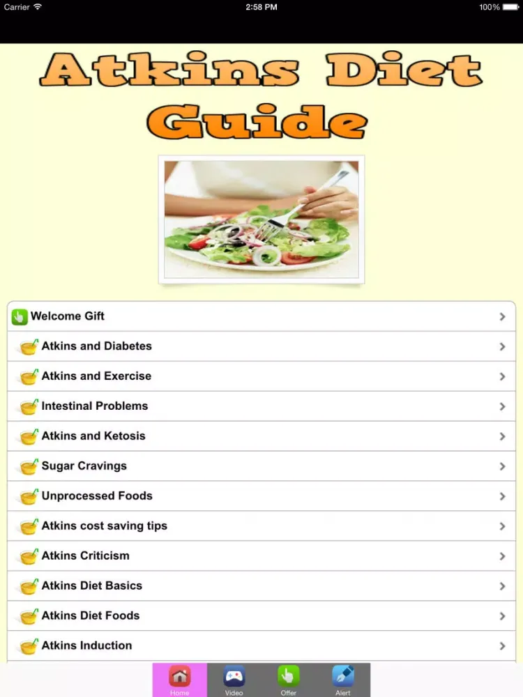 Скриншоты Low Carb Atkins Diet #1 Weight Loss Atkins Diet iPad 