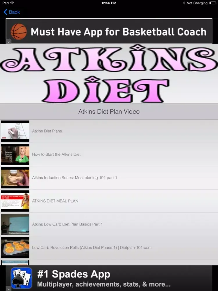 Capturas de tela do Atkins Low Carb Diet For Weight Loss - Atkins Diet Complete Reference iPad 