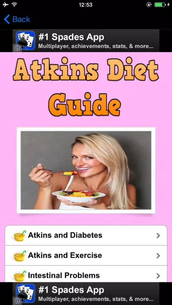 Capturas de tela do Atkins Low Carb Diet For Weight Loss - Atkins Diet Complete Reference