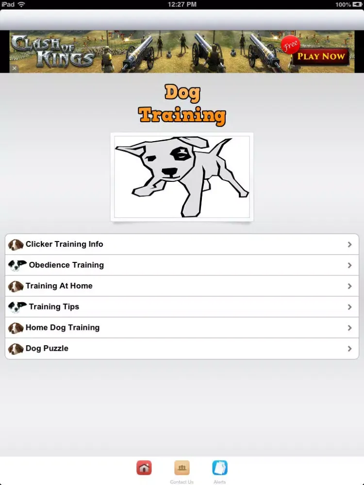 Zrzuty ekranu Dog Obedience Training With Clicker iPad 
