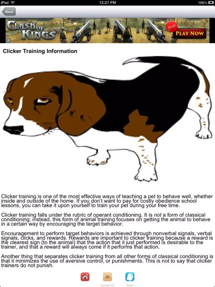 Zrzuty ekranu Dog Obedience Training With Clicker iPad 