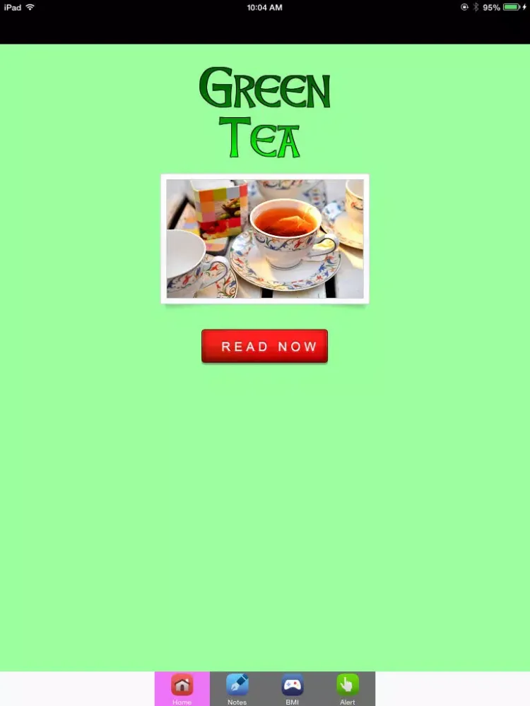 Screenshot di Benefits Of Green Tea - Health Benefits And Weight Loss iPad 