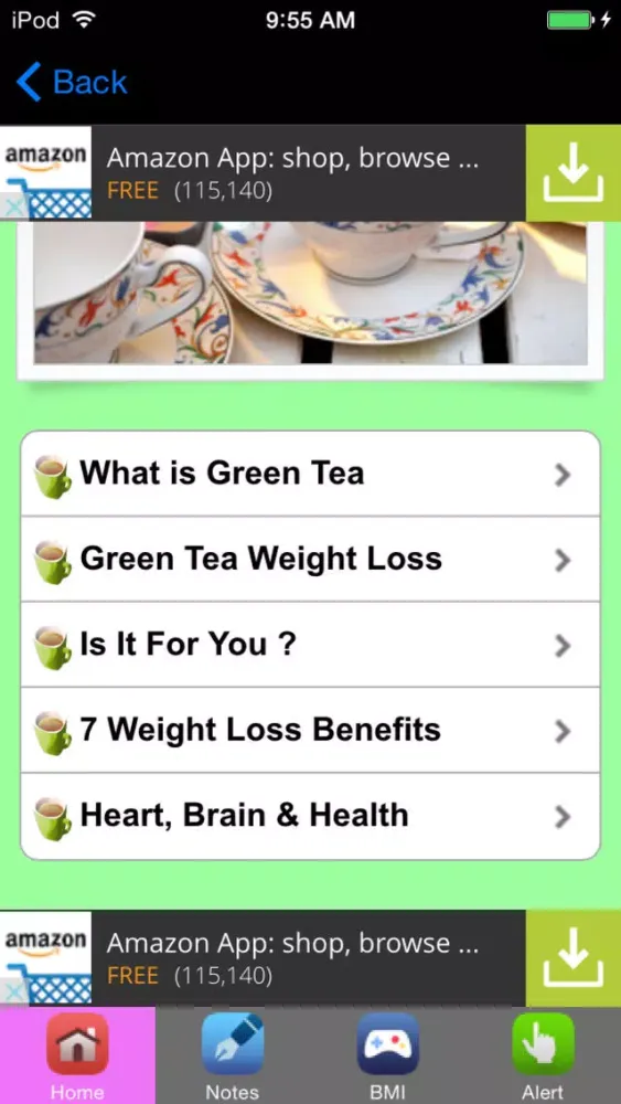 Screenshot di Benefits Of Green Tea - Health Benefits And Weight Loss