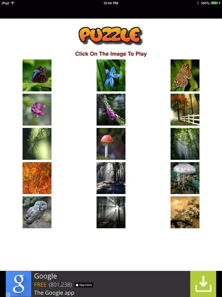 تصاویر Amazing Nature Puzzle Game iPad 