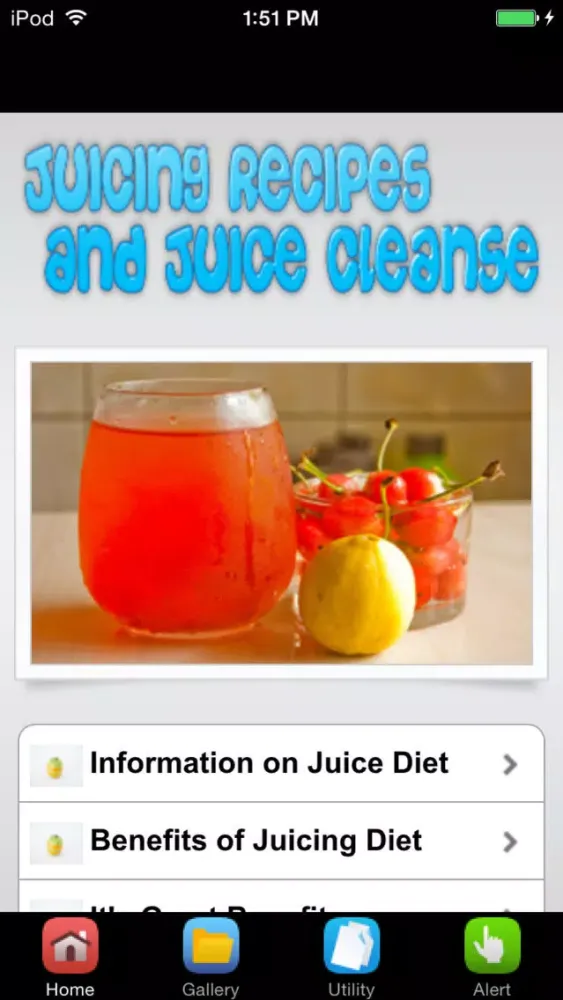 Tangkapan layar Juicing Recipes And Juice Cleanse