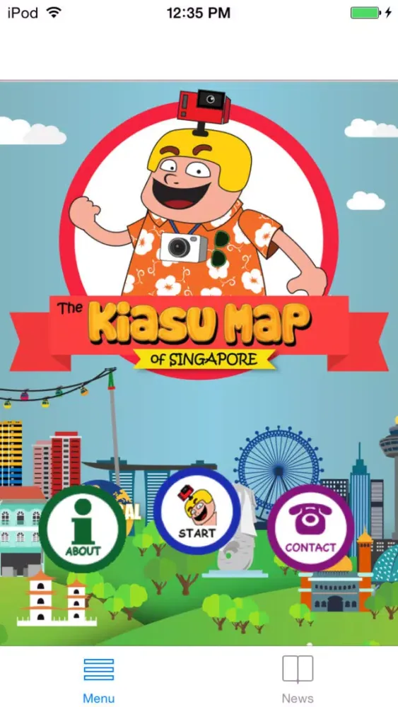 ภาพหน้าจอของ KIASU MAP SINGAPORE