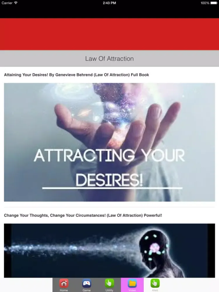 Law Of Attraction #Wealth,Love & Benefits iPad  Screenshots
