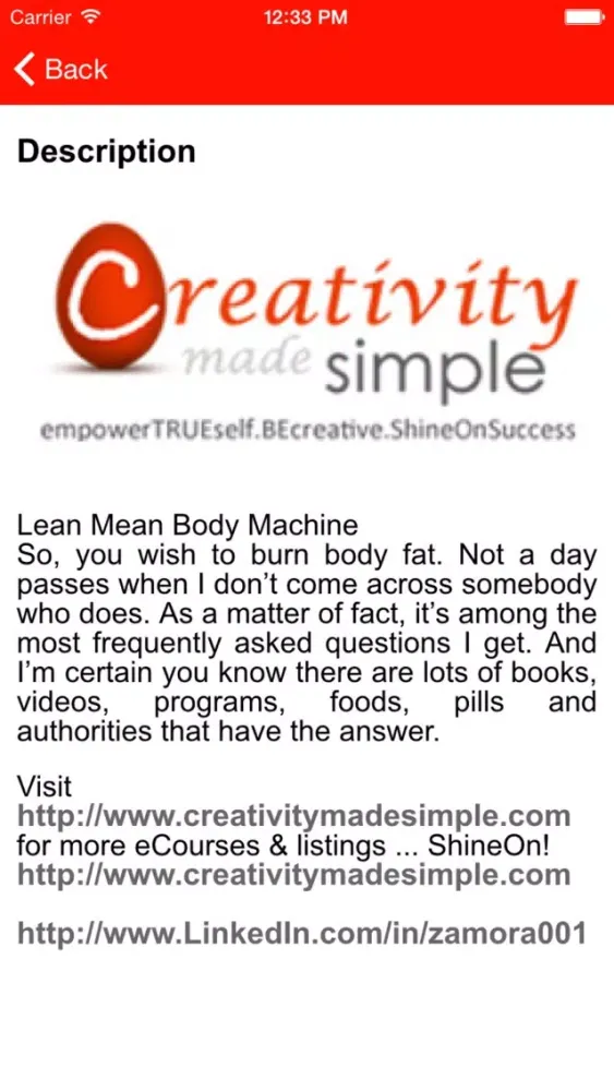 ภาพหน้าจอของ LeanMeanBodyMachine eBook
