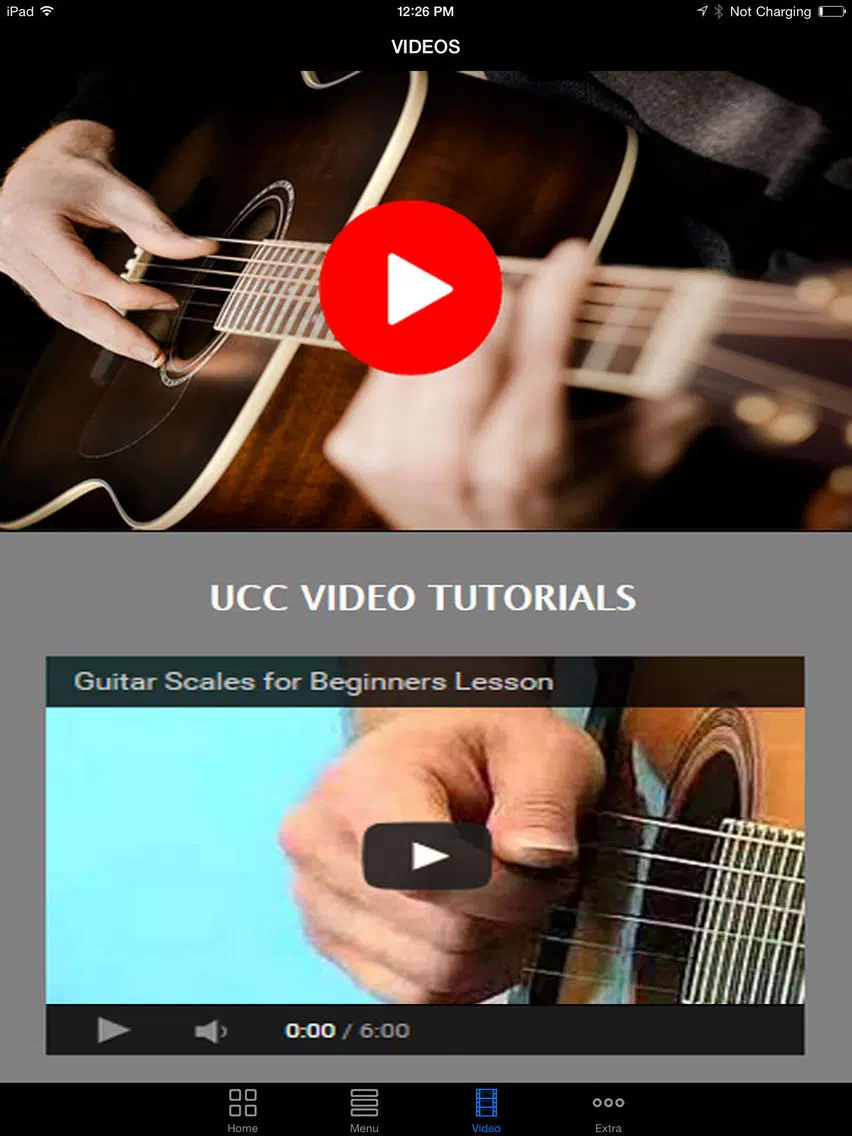Learn Easy Guitar Lesson - Best Guitar Fundamental Guide & Tips For Beginners iPad 应用截图