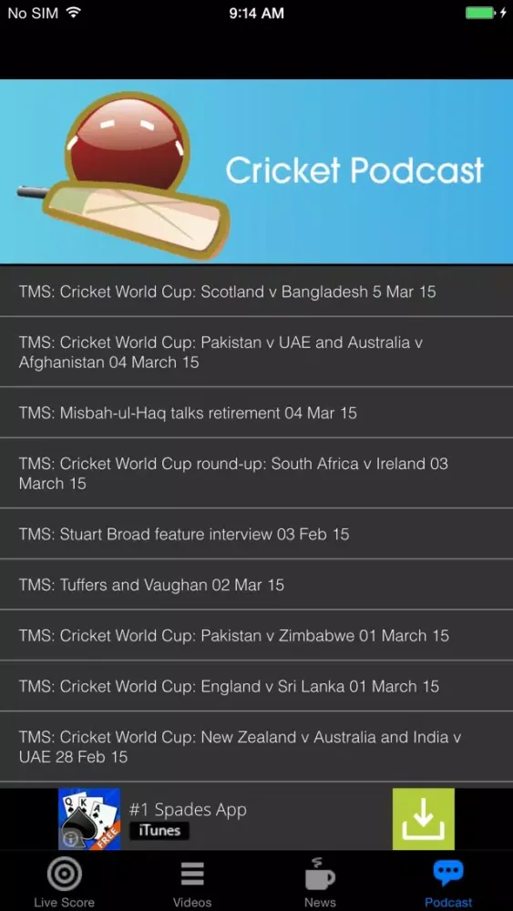 تصاویر Bazinga Live Cricket Scores