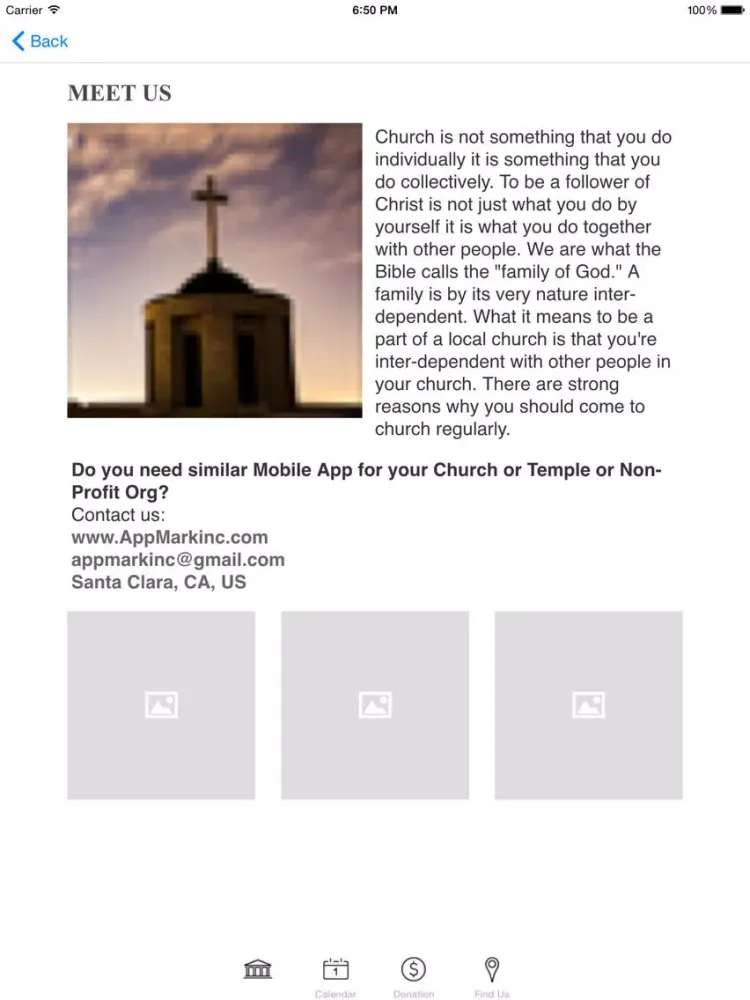 Screenshot di AppMark - Church, Temple, NGO iPad 