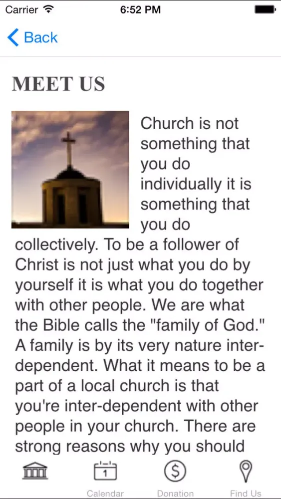 Screenshot di AppMark - Church, Temple, NGO