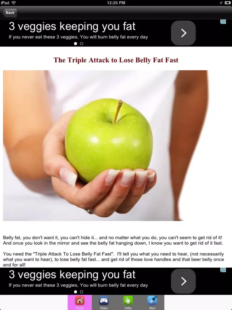 How To Lose Belly Fat Fast Naturally iPad  Screenshots