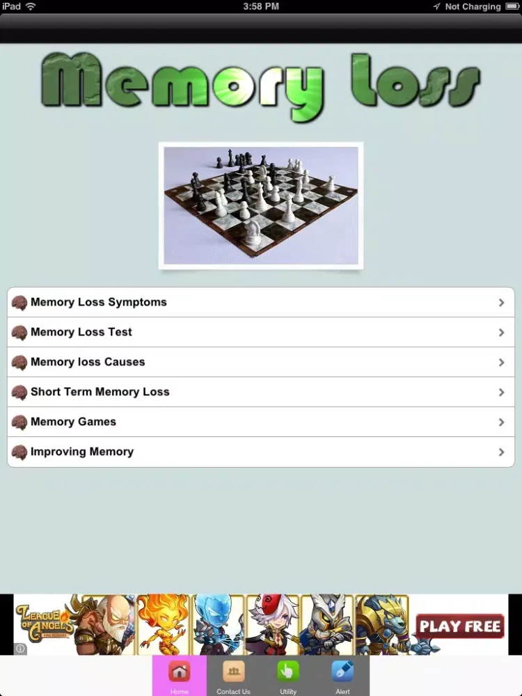 Short Term Memory Loss iPad  سکرین شاٹس