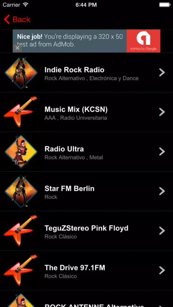 Musica Rock Radio FM Screenshots