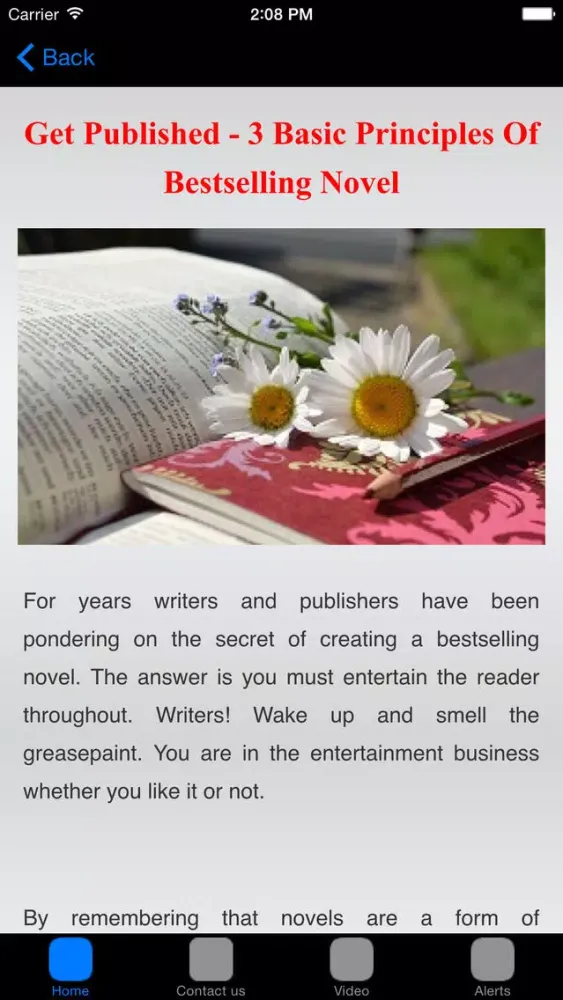 Tangkapan skrin How To Write A Novel # Novel Writing Tips