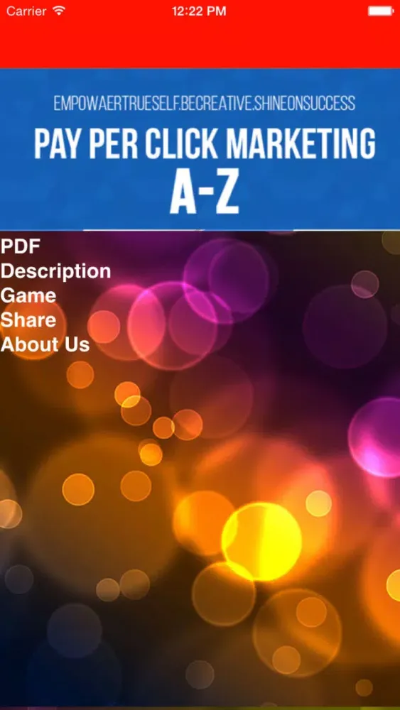 Capturas de tela do Pay Per Click Marketing A to Z ebook