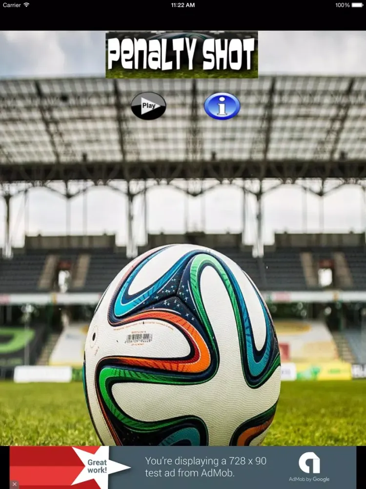 Penalty Shot Soccer iPad  स्क्रीनशॉट
