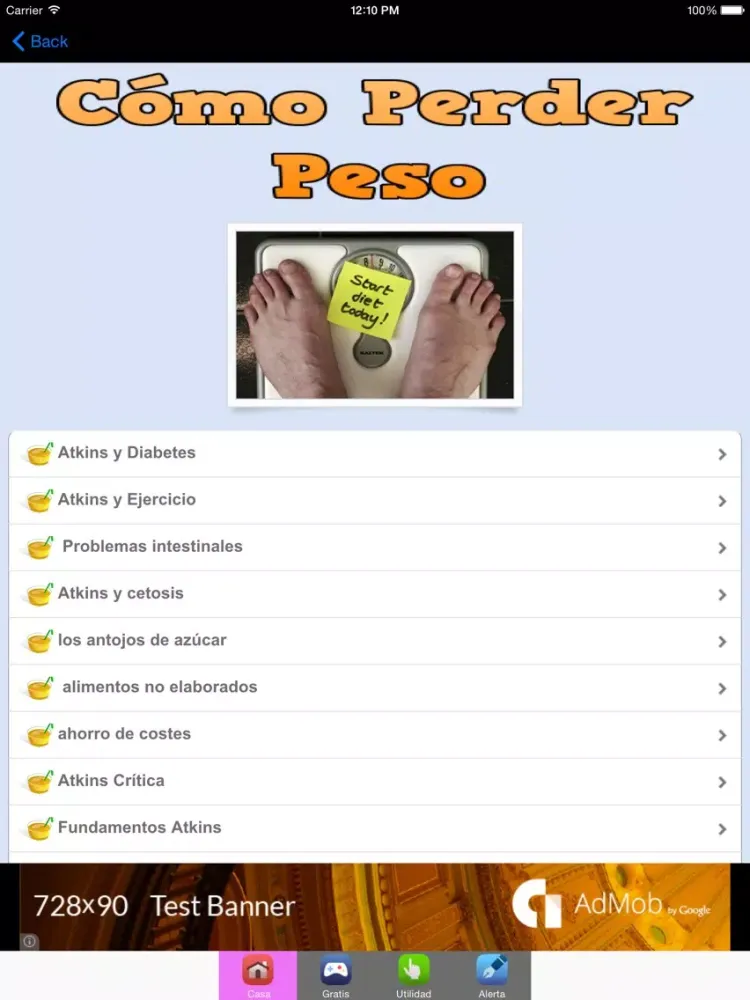 Cómo Perder Peso iPad 应用截图