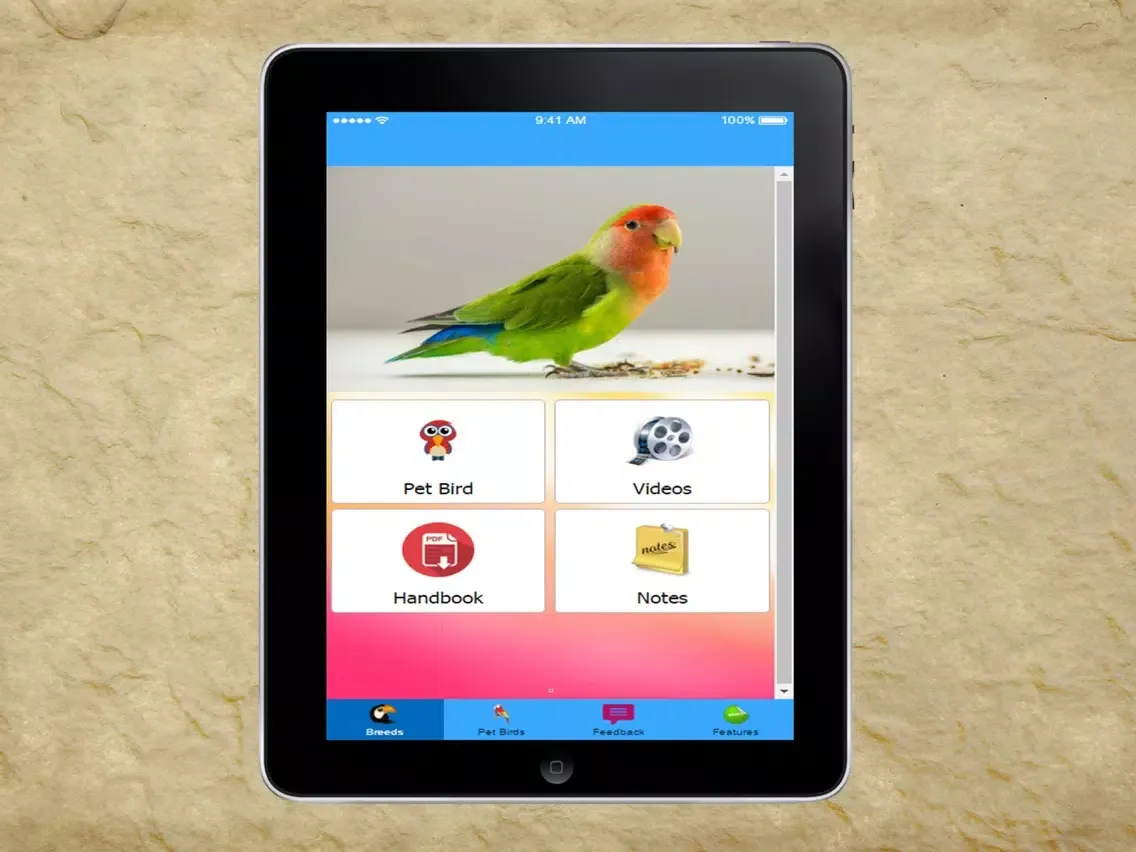 Pet Bird & Breeds - Foreign Birds iPad  スクリーンショット