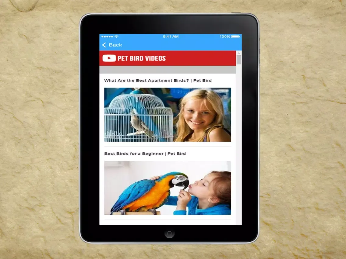 Pet Bird & Breeds - Foreign Birds iPad  スクリーンショット