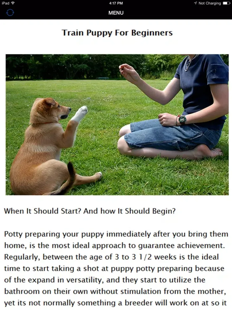 How To Potty Training A Puppy - Complete Guide iPad  Ekran Görüntüleri