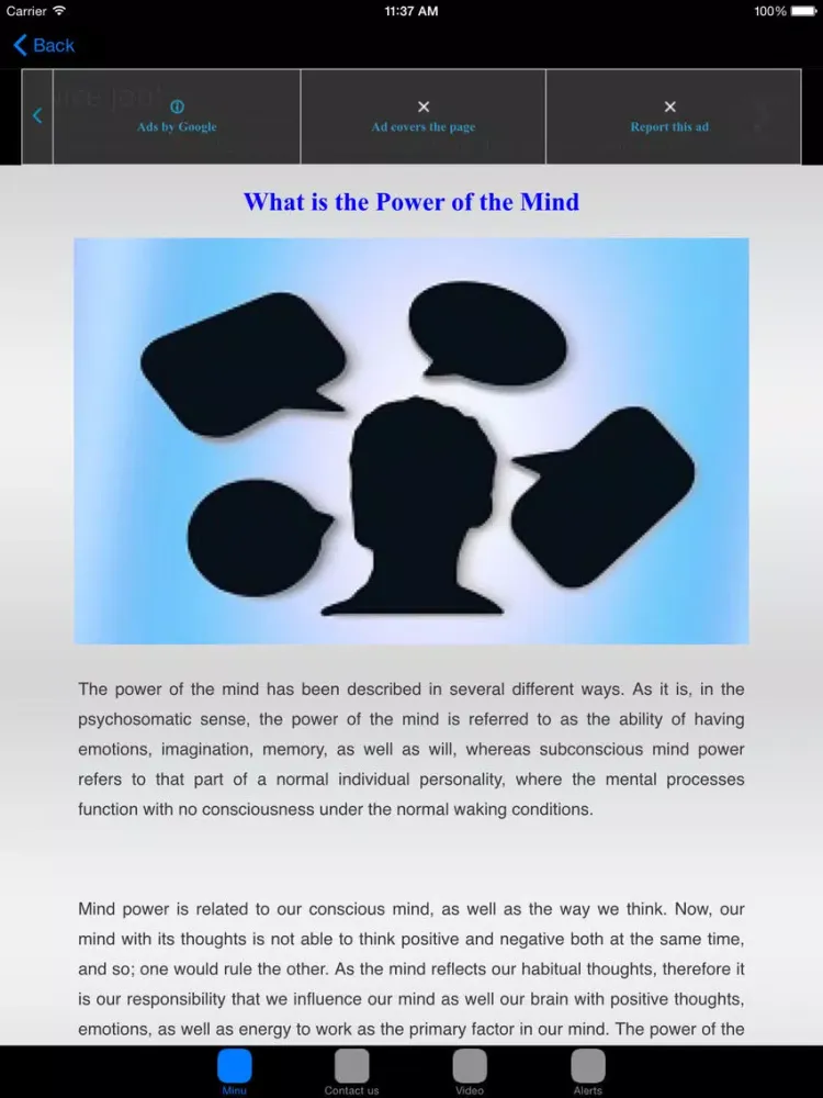 Power of Brain # The Mind Power iPad  Screenshots