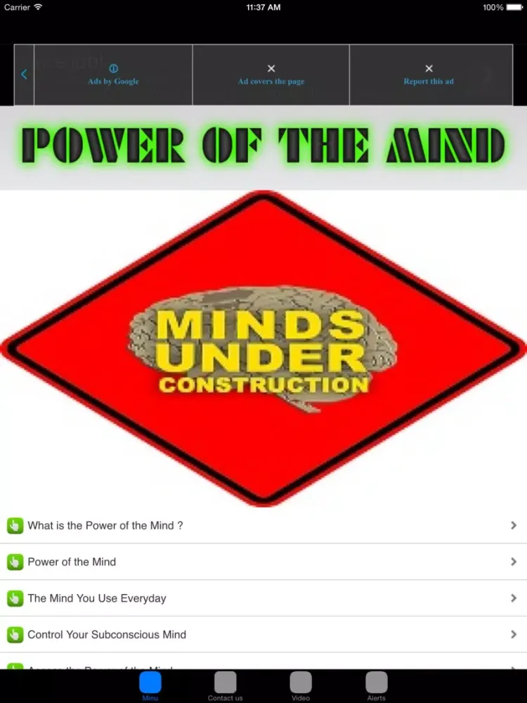 Power of Brain # The Mind Power iPad  Screenshots