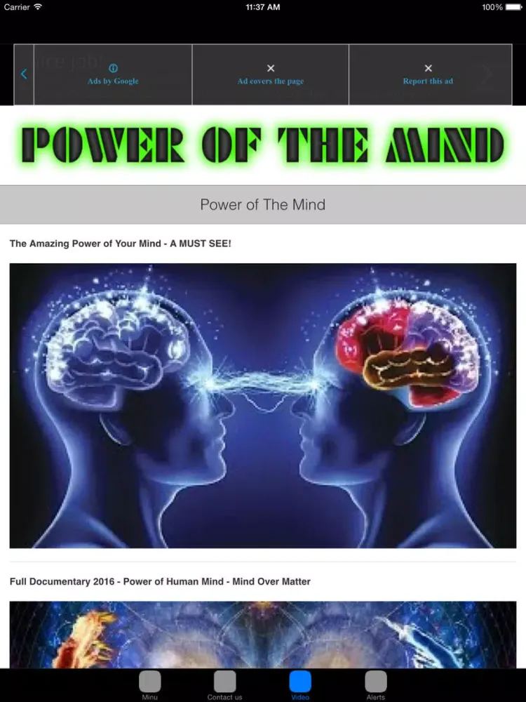 Power of Brain # The Mind Power iPad  Screenshots