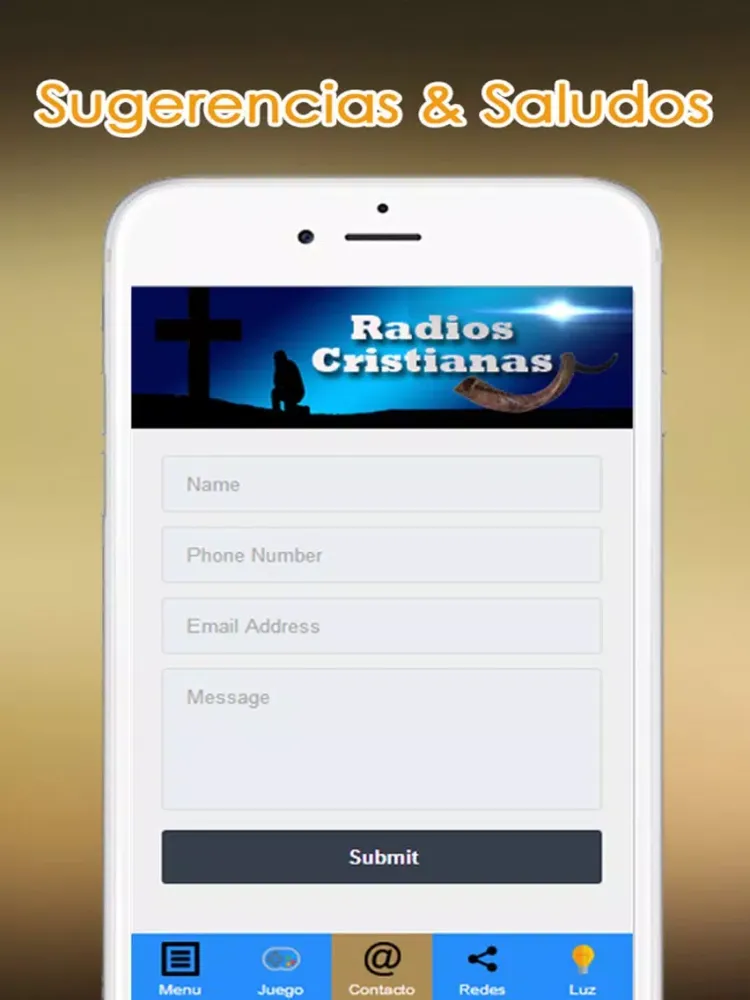 Radios Cristianas Gratis iPad  スクリーンショット