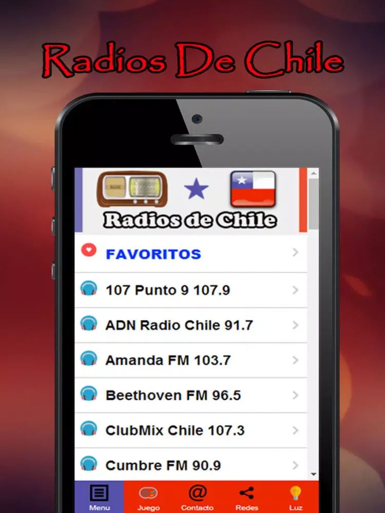 Captures d'écran de Radios De Chile - Emisoras De Radio Chilenas iPad 