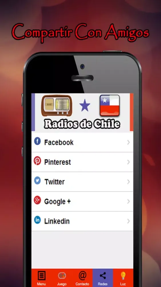 Captures d'écran de Radios De Chile - Emisoras De Radio Chilenas