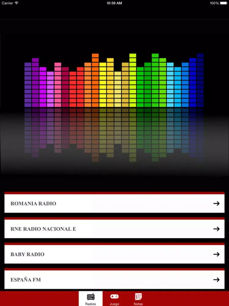 Radios de España - Emisoras de España Gratis iPad  Ekran Görüntüleri