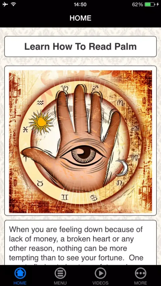 Zrzuty ekranu A+ Palmistry 101 - How To Read Palms For Beginners (Reveal Your Future)
