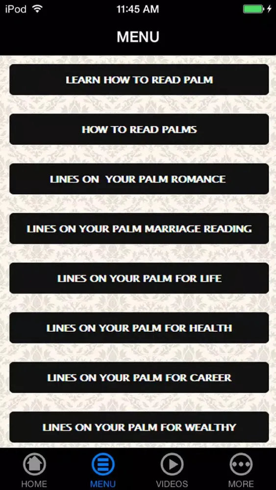 Zrzuty ekranu A+ Palmistry 101 - How To Read Palms For Beginners (Reveal Your Future)