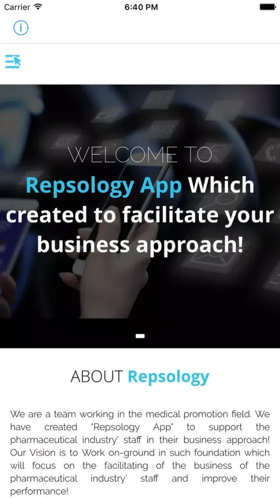 Repsology سکرین شاٹس