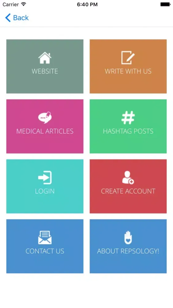 Repsology سکرین شاٹس