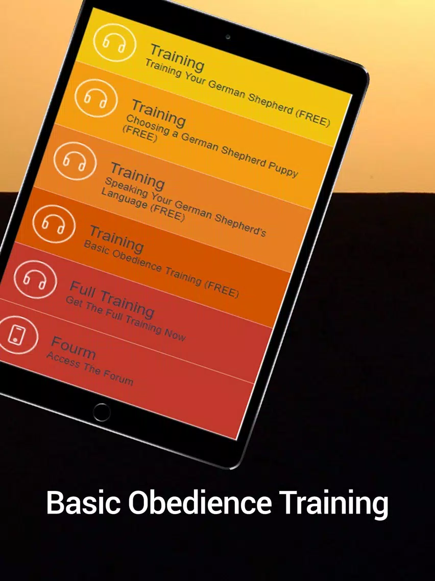 German Shepherd Puppy Training iPad 应用截图