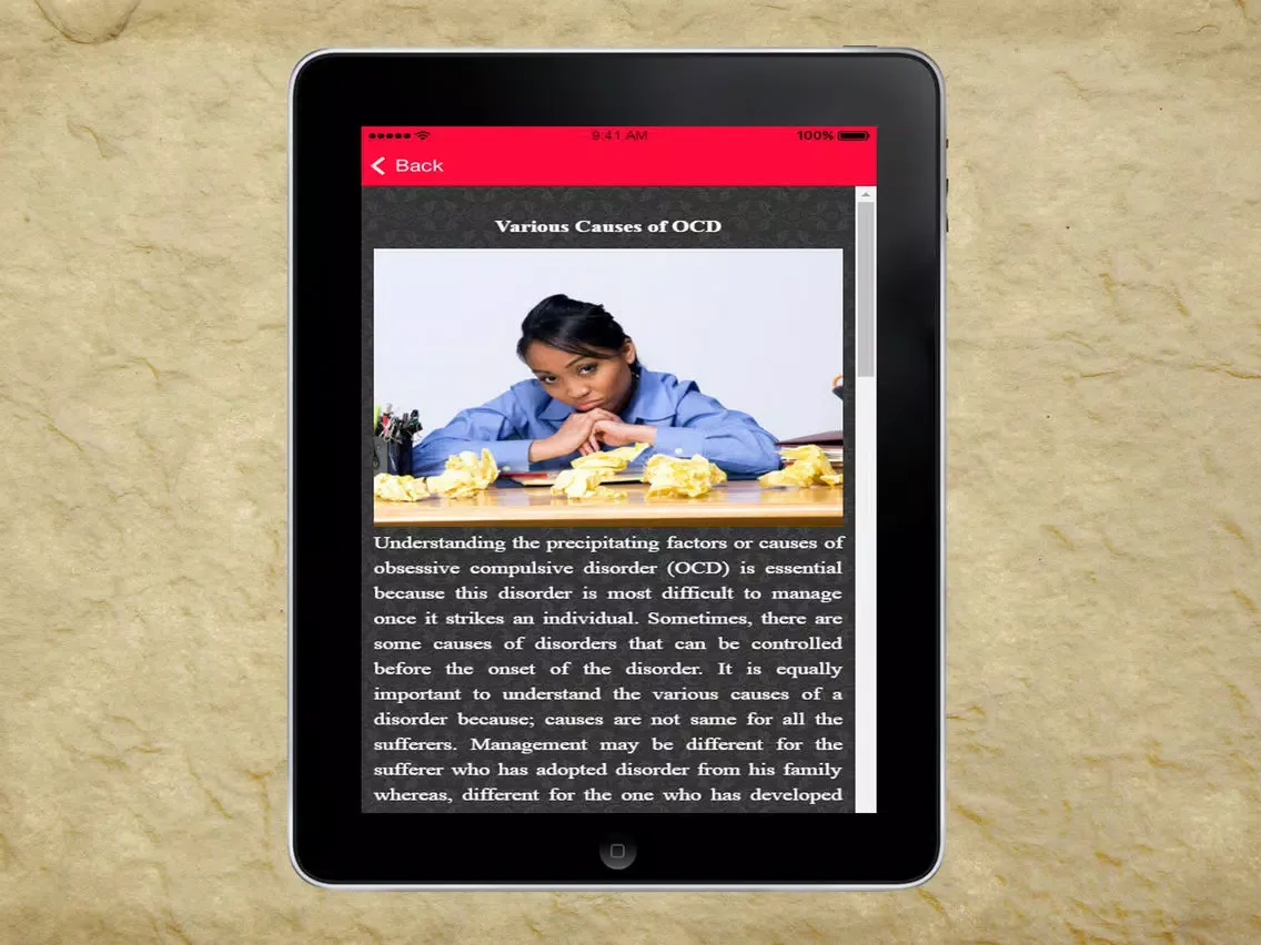 Obsessive Compulsive Disorder - Psychological Treatments iPad  Ekran Görüntüleri