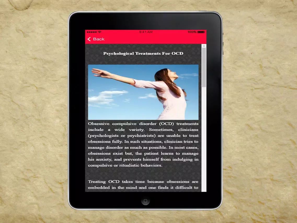 Obsessive Compulsive Disorder - Psychological Treatments iPad  Ekran Görüntüleri