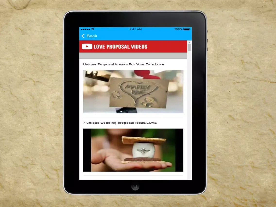 Best proposal Ideas - Personalised Flash Mob Proposal iPad  স্ক্রিনশট